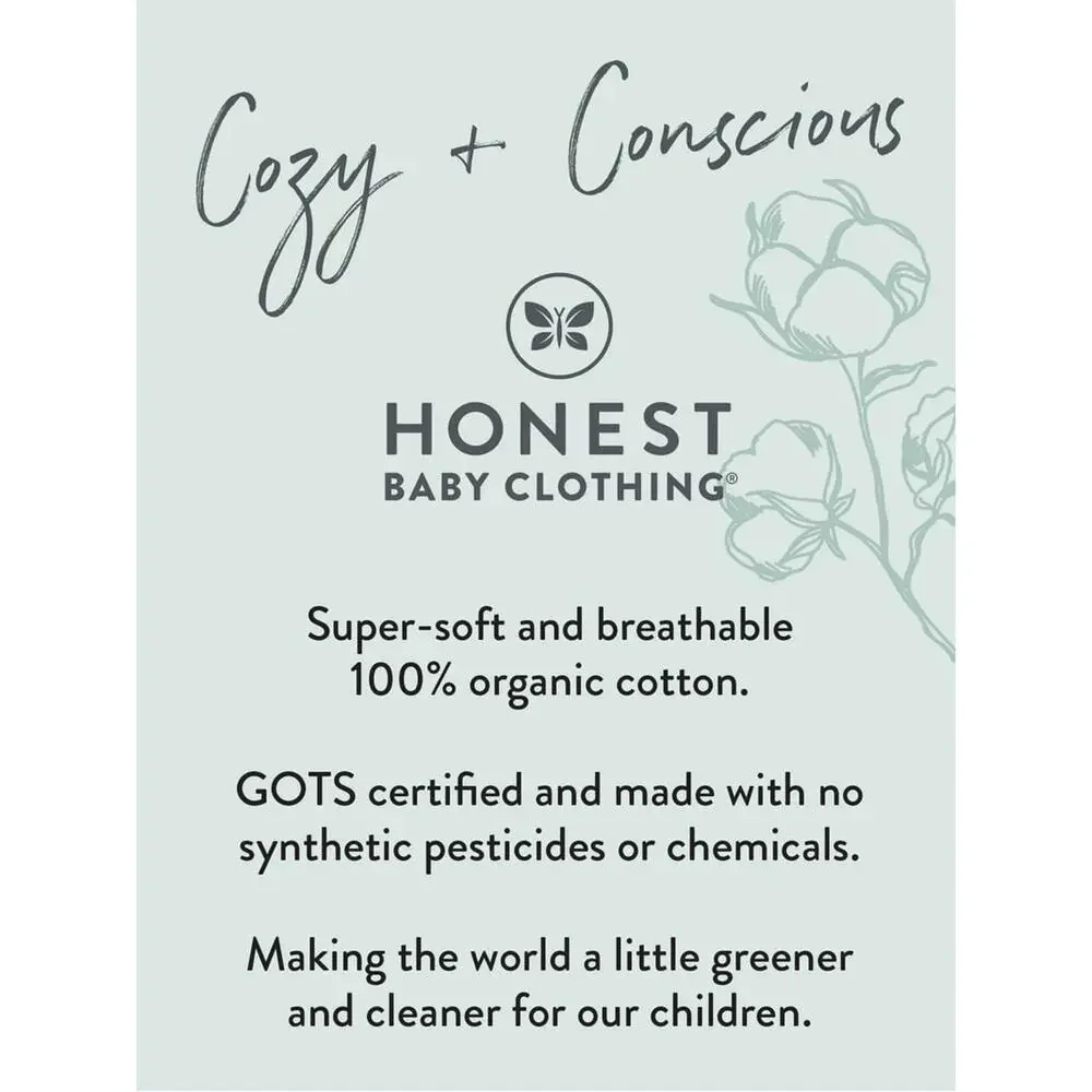 Honest Clothing‎ Baby Christmas Sleeper Size 6-9m Organic Cotton Holiday Santa
